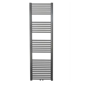 Sanicare design handdoekradiator 45x160cm midden aansluiting gunmetal