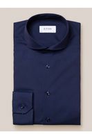 ETON Contemporary Fit Overhemd Marine, Effen - thumbnail