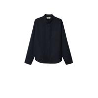 Mango Man slim fit overhemd zwart