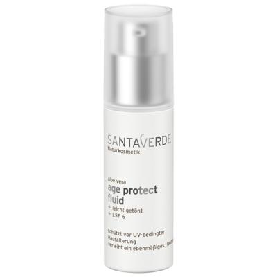Santaverde Aloe Vera Age Protect Fluid Tined Factorspf6 30ml