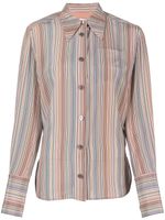 Paul Smith chemise rayée à poche poitrine - Tons neutres