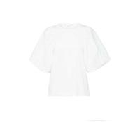 SELECTED FEMME top van biologisch katoen wit