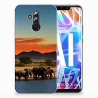 Huawei Mate 20 Lite TPU Hoesje Olifanten - thumbnail