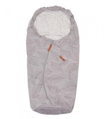 Easygrow Lite Leaf autostoel voetenzak grijs 92 x 45 cm Easygrow Lite Leaf autostoel voetenzak grijs 92 x 45 cm