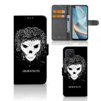 Telefoonhoesje met Naam OPPO Reno4 Z Skull Hair - thumbnail