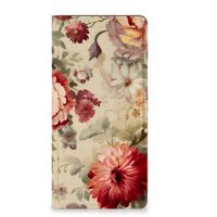 Smart Cover voor Xiaomi Redmi Note 13 5G Bloemen - thumbnail