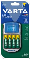 Varta LCD Charger 4x5716 & 12V & USB Batterijlader NiMH AAA (potlood), AA (penlite) - thumbnail