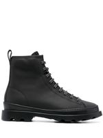 Camper bottines Brutus en cuir à lacets - Noir