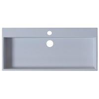 Royal Plaza Sorbus meubelwastafel 100x45cm 1 kraangat met overloop wit 63846 - thumbnail