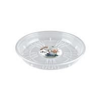 Elho Uni-schotel Rond 21 - Schotel voor Binnen & Buiten - Ø 20.8 x H 3.0 cm - Transparant