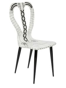 Fornasetti chaise "Musicale" - Blanc