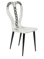 Fornasetti chaise "Musicale" - Blanc - thumbnail