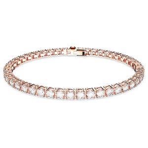 Swarovski 5657659 Armband Matrix Tennis rosekleurig-wit