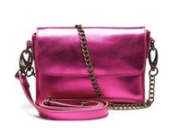 Chabo Bags Rebel Bag Schoudertas Metallic Fuchsia - thumbnail