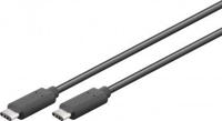 HL HL66507 USB-kabel USB 3.2 Gen 1 (3.1 Gen 1) 1,5 m USB C Zwart - thumbnail