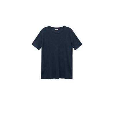 Mango Man gemêleerd T-shirt marine