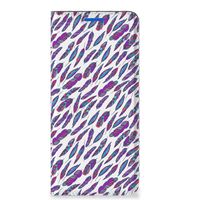 OPPO Reno6 5G Hoesje met Magneet Feathers Color