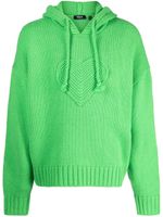 FIVE CM hoodie à lien de resserrage - Vert