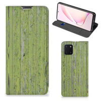 Samsung Galaxy Note 10 Lite Book Wallet Case Green Wood - thumbnail