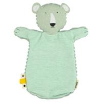 Trixie handpop Mr. Polar Bear junior 28 cm katoen/polyester groen