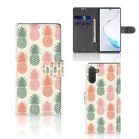 Samsung Galaxy Note 10 Book Cover Ananas