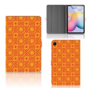 Samsung Galaxy Tab S6 Lite | S6 Lite (2022) Tablet Hoes Batik Oranje