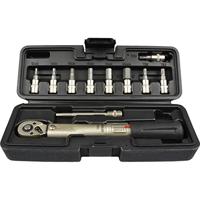 momentsleutel, instelbaar 2~24Nm, voor 1/4?, Inclusief: kunststof koffer