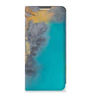 Xiaomi Redmi Note 10/10T 5G | Poco M3 Pro Standcase Marble Blue Gold