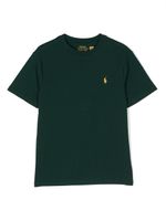 Ralph Lauren Kids t-shirt en coton à logo Polo Pony - Vert - thumbnail