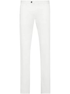 Philipp Plein pantalon chino à coupe slim - Blanc