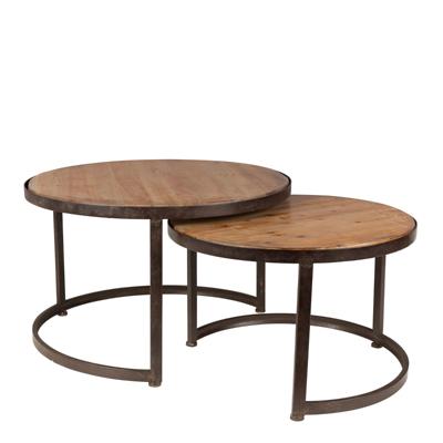Wants&Needs Furniture Salontafel Jack Set van 2 Wants&Needs Furniture Salontafel Jack Set van 2