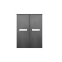 Kolomkast Sanicare Q2/Q3/Q8 2-Deurs Soft-Closing Alu Greep 90x67x32 cm Hoogglans Wit Sanicare