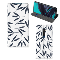 OPPO Reno2 Smart Cover Leaves Blue
