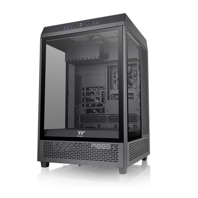 Thermaltake CA-1X1-00M1WN-00 Full Tower PC-behuizing Zwart LCS-compatibel, Zijvenster, Geschikt voor DIY-waterkoeling, Geschikt voor AIO-waterkoeling, 2