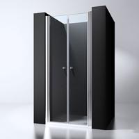 Douchedeur Erico Nisdeur Pendeldeur Draaideur 90x200cm Antikalk Helder Glas Chroom Profiel 6mm Veiligheidsglas Easy Clean