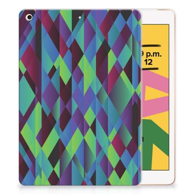 Apple iPad 10.2 | iPad 10.2 (2020) | 10.2 (2021) Back Cover Abstract Green Blue Apple iPad 10.2 | iPad 10.2 (2020) | 10.2 (2021) Back Cover Abstract Green Blue