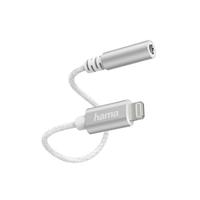 Hama - Lightning-kabel / 3,5 mm jackaansluiting, MFI, wit