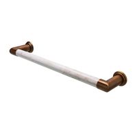 Elektrische Radiator Cascade 60x12 cm Calacatta Gold Calo-Bett Marble / Light Bronze HD Heating