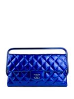 CHANEL Pre-Owned sac cabas matelassé à losanges (2014) - Bleu