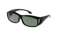 FitOfar overzetzonnebril zwart unisex met grijze lens VZ0020A