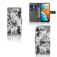 Telefoonhoesje met Naam Huawei Y6 (2019) Skulls Angel