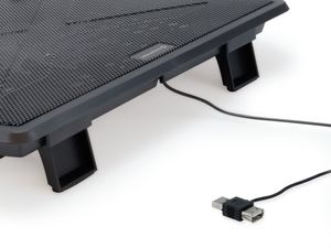 Conceptronic THANA05B Cooling-pad voor laptop In hoogte verstelbaar