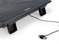 Conceptronic THANA06B laptop cooling pad 39,6 cm (15.6") Zwart - thumbnail