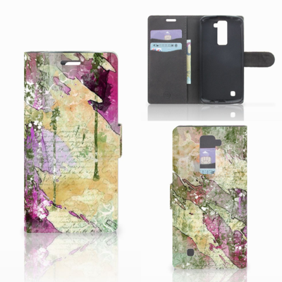 Hoesje LG K10 2015 Letter Painting
