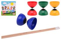 Outdoor Fun diabolo met houten stokjes, 4 assorti - thumbnail