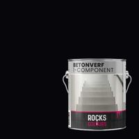 Betonverf 1-component RAL kleuren Diepzwart Betonverf 1-component RAL kleuren Diepzwart