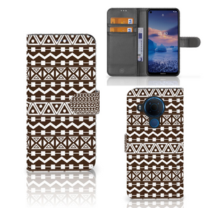 Nokia 5.4 Telefoon Hoesje Aztec Brown