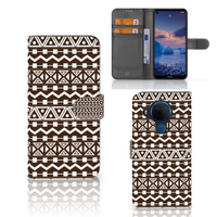 Nokia 5.4 Telefoon Hoesje Aztec Brown - thumbnail