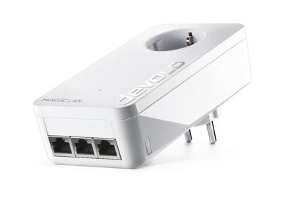 Devolo Magic 2 LAN triple Powerline uitbreidingsadapter 8507 NL Powerline 2400 MBit/s