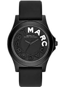 Horlogeband Marc by Marc Jacobs MBM4025 Silicoon Zwart 21mm